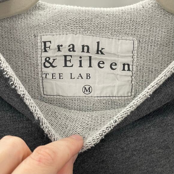 Frank & Eileen M Effie Long Sleeve Funnel Neck Capelet Sweatshirt Charcoal - Picture 7 of 10